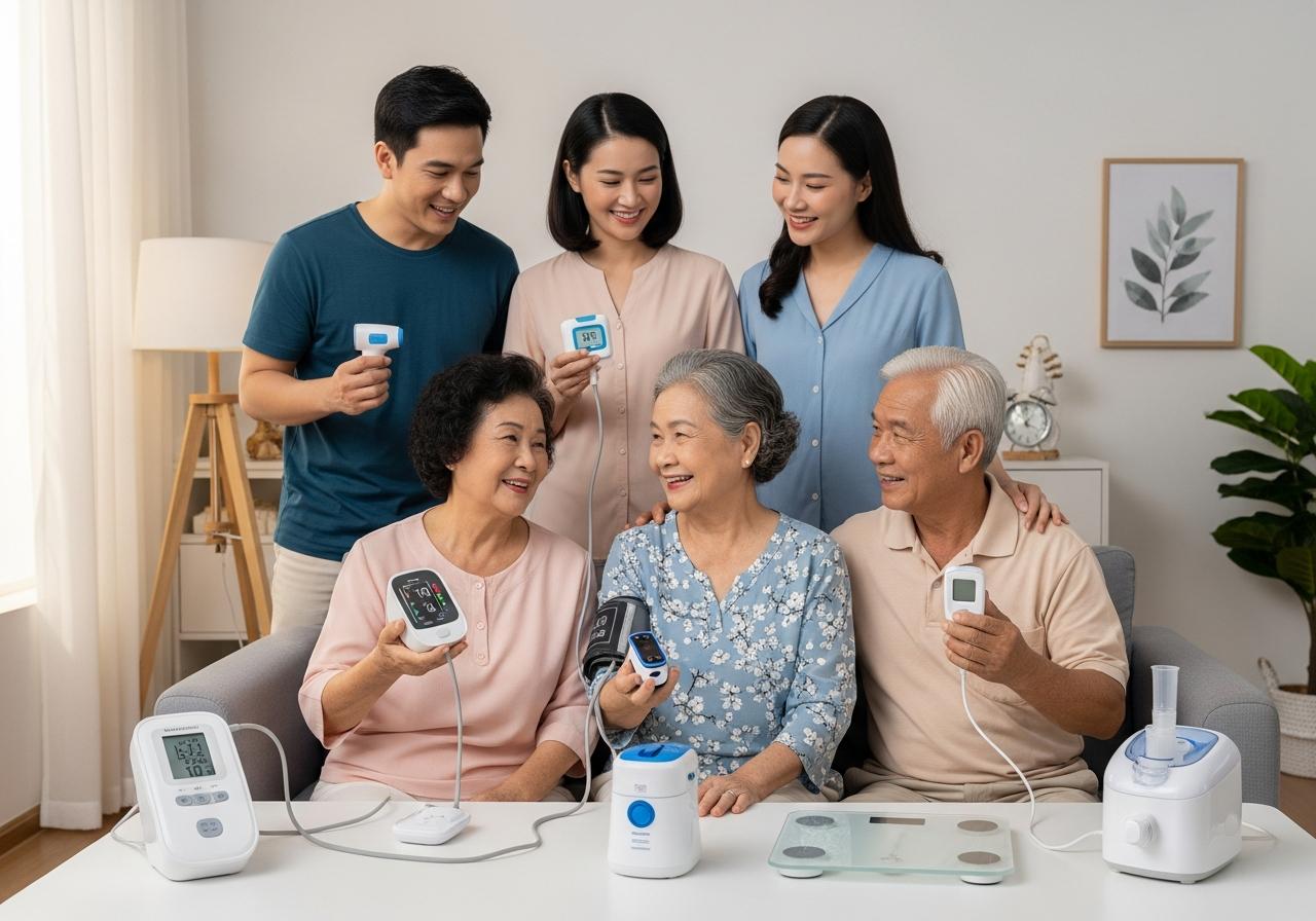 Review chi tiết 7 thiết bị y tế cần thiết cho mọi gia đình