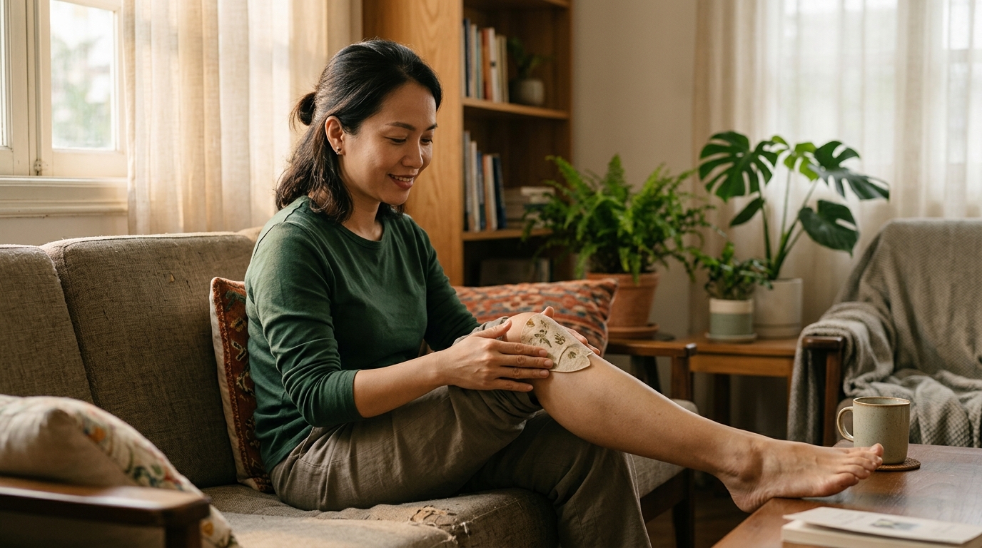 miếng dán giảm đau thảo mộc