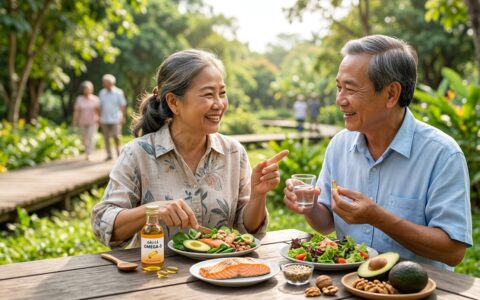 Omega 3 cho người lớn tuổi: bí quyết giữ sức khỏe bền lâu